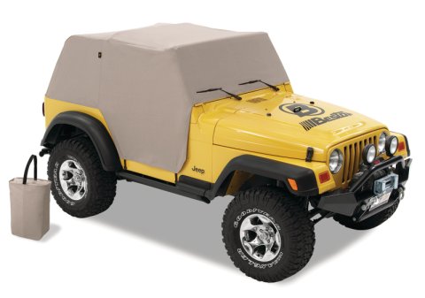 Bestop 97-06 Jeep Wrangler TJ Exc. Unlimited All Weather Trail Cover (Charcoal / Gray) thumbnail 1