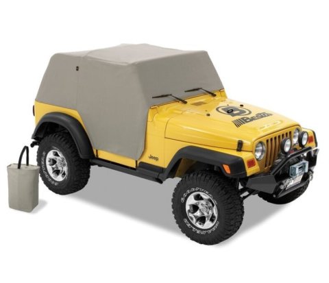 Bestop 97-06 Jeep Wrangler TJ Exc. Unlimited All Weather Trail Cover (Charcoal / Gray) thumbnail 2