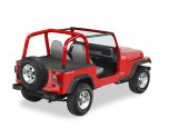 Bestop 87-91 Jeep Wrangler YJ Duster Deck Cover (Black Denim) thumbnail 1