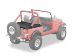 Bestop 80-86 Jeep Cj7 / 87-91 Wrangler YJ Duster Deck Cover (Supertop Black Denim) thumbnail 1