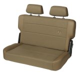 Bestop N-Tumble Seat - 55-83 Jeep Cj5 Rear Trailmax II Fold (Center Fabric Insert Spice) thumbnail 1