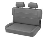 Bestop N-Tumble Seat - 55-83 Jeep Cj5 Fold (All Vinyl Charcoal/Gray) thumbnail 1