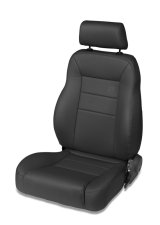 Bestop 76-86 Jeep Cj7 Front Driver Side Trailmax II Pro Seat (All Vinyl Black Crush) thumbnail 1