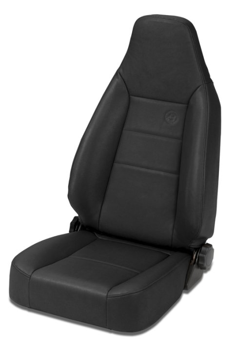 Bestop 76-86 Jeep Cj7 Front Trailmax II Sport Seat (All Vinyl Black Denim) thumbnail 1