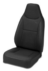 Bestop 76-86 Jeep Cj7 Front Trailmax II Standard Seat (All Vinyl Black Crush) thumbnail 1