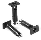 Bestop 87-95 Jeep Wrangler YJ 97-06 Wrangler TJ Door Pin Inserts (Black Boxed) thumbnail 1