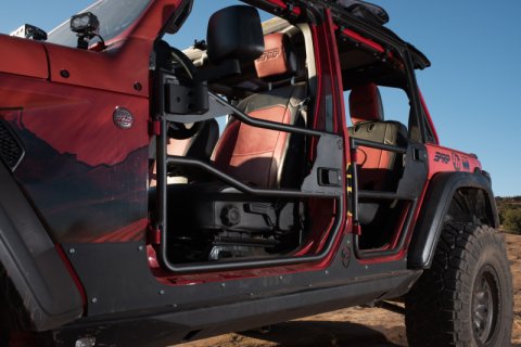 Bestop 20-26 Jeep Gladiator / 18-26 Wrangler JL Element Doors (Front Matte Black) thumbnail 1