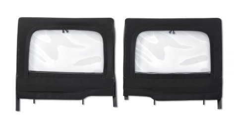 Bestop 20-26 Jeep Gladiator / 18-26 Wrangler JL 4-Door Element Upper Doors (Rear Black Twill) thumbnail 1