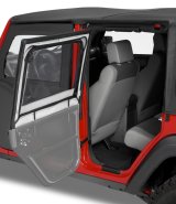 Bestop 97-06 Jeep Wrangler TJ Element Upper Doors (Black Diamond) thumbnail 1