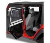 Bestop 07-18 Jeep Wrangler JK 4-Door Element Upper Doors (Rear Doors Black Twill) thumbnail 1