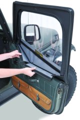 Bestop 88-95 Jeep Wrangler YJ Fabric Door Skins (Spice) thumbnail 2