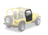 Bestop 80-86 Jeep Cj7 / 87-95 Wrangler YJ Full Fabric Doors (Black Crush) thumbnail 1