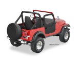 Bestop 66-77 Bronco Full Fabric Doors (Black Crush) thumbnail 1
