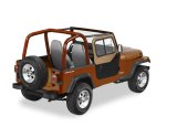 Bestop 88-95 Jeep Wrangler YJ Upper Door Sliders Spice Single Sliding Window) thumbnail 1