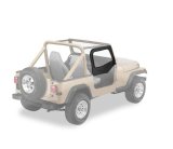 Bestop 88-95 Jeep Wrangler YJ Upper Fabric Doors (Rounded Upper Corner Black Denim) thumbnail 1