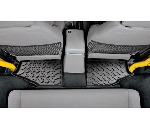 Bestop 97-06 Jeep Wrangler TJ Rear Floor Mats (Black) thumbnail 1