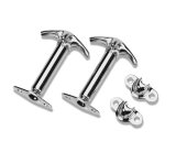 Bestop 41-49 Jeep Cj2 Hood Latches (Chrome Boxed) thumbnail 1