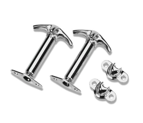 Bestop 41-49 Jeep Cj2 Hood Latches (Chrome Boxed)