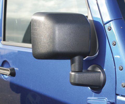 Bestop 07-18 Jeep Wrangler JK Door Mirror Set (Black Abs Composite Not Powered) thumbnail 1