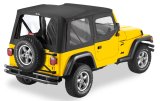 Bestop 03-06 Jeep Wrangler TJ Exc Unlimited Rep A-Top (Blk Diamond Clear Windows Upper Door Skins) thumbnail 1