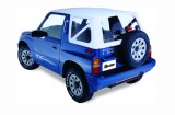 Bestop 89-94 Tracker/Sidekick Replace A-Top (White Denim Clear Windows No Door Skins Included) thumbnail 1