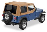 Bestop 88-95 Jeep Wrangler YJ Replace A-Top (Spice Sailcloth Tinted Windows Upper Door Skins ) thumbnail 1