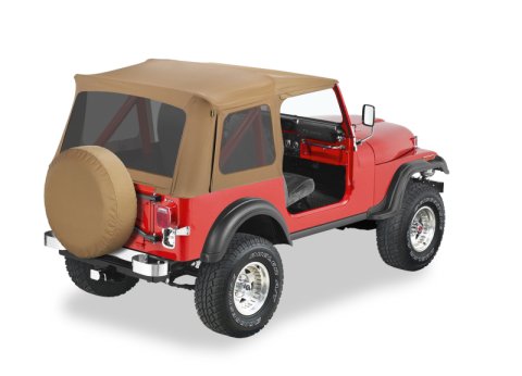 Bestop 76-86 Jeep Cj7 / 87-95 Wrangler YJ Supertop Classic Skin (Spice Tinted Windows) thumbnail 1