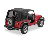 Bestop 97-06 Jeep Wrangler TJ Exc. Unlimited Supertop Classic Skin (Black Diamond Tinted Windows) thumbnail 1