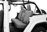 Bestop 18-23 Jeep Wrangler JL 4-Door Exc. 4Xe Rear W/O Fold Down Arm Rest Seat Covers (Charcoal) thumbnail 1