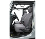 Bestop 13-18 Jeep Wrangler JK Front Seat Covers (Charcoal) thumbnail 1