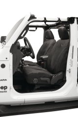 Bestop 20-23 Jeep Gladiator / 18-2023 Wrangler JL 4-Door Front Seat Covers (Black Diamond) thumbnail 1