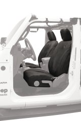 Bestop 20-23 Jeep Gladiator / 18-2023 Wrangler JL 4-Door Front Seat Covers (Black Diamond) thumbnail 2