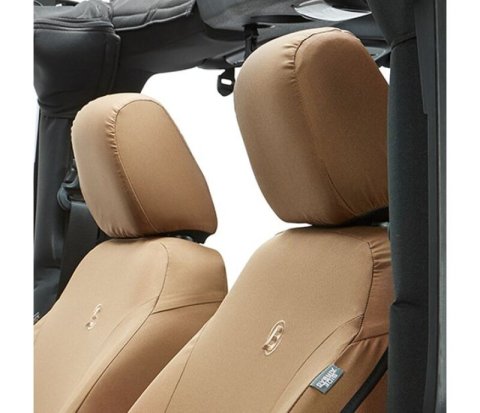 Bestop 07-12 Jeep Wrangler JK Front Seat Covers (Tan) thumbnail 2