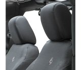Bestop 07-12 Jeep Wrangler JK Front Seat Covers (Black Diamond) thumbnail 2