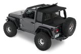 Bestop 18-26 Jeep Wrangler JL 2-Door Halftop Conversion Kit (Black Diamond) thumbnail 1