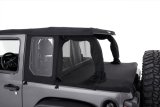 Bestop 18-26 Jeep Wrangler JL 2-Door Halftop Conversion Kit (Black Diamond) thumbnail 2