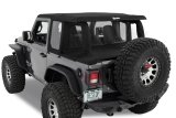 Bestop 18-26 Jeep Wrangler JL 2-Door Halftop Conversion Kit (Black Diamond) thumbnail 5