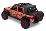 Bestop 18-26 Jeep Wrangler JL 2-Door Halftop Soft Top (Premium Black Twill) thumbnail 1