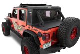 Bestop 18-26 Jeep Wrangler JL 2-Door Halftop Soft Top (Premium Black Twill) thumbnail 3