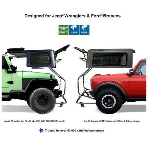 Bestop Toplift Pro V20 Hardtop Removal Tool For Jeep Wrangler & Ford Bronco thumbnail 2