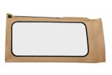 Bestop 18-26 Jeep Wrangler JL Oe JL Replacement Windows (Quarter Left Hand 2-Door Tan Twill Clear) thumbnail 1