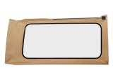 Bestop 18-26 Jeep Wrangler JL Oe JL Replacement Windows (Quarter Right Hand 2-Door Tan Twill Clear) thumbnail 1