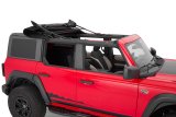 Bestop 21-26 Bronco 4-Door Skyrider For Hardtop (Premium Black Twill) thumbnail 4