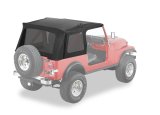 Bestop 76-86 Jeep Cj7 / 87-95 Wrangler YJ Supertop Classic (Black Denim Tinted Windows) thumbnail 1