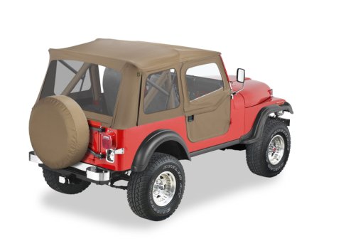 Bestop 76-83 Jeep Cj5 Supertop Classic (Tan Clear Windows) thumbnail 1