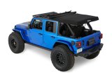 Bestop 18-26 Jeep Wrangler JL 4-Door Supertop (Premium Black Twill) thumbnail 3