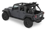 Bestop 07-18 Jeep Wrangler JK 4-Door Jeep Trektop Glide (Premium Black Twill) thumbnail 4