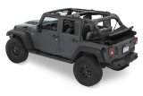 Bestop 07-18 Jeep Wrangler JK 4-Door Jeep Trektop Glide (Premium Black Twill) thumbnail 5