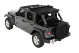 Bestop 18-26 Jeep Wrangler JL 4-Door Trektop (Premium Black Twill) thumbnail 2