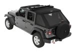 Bestop 18-26 Jeep Wrangler JL 4-Door Trektop (Premium Black Twill) thumbnail 3